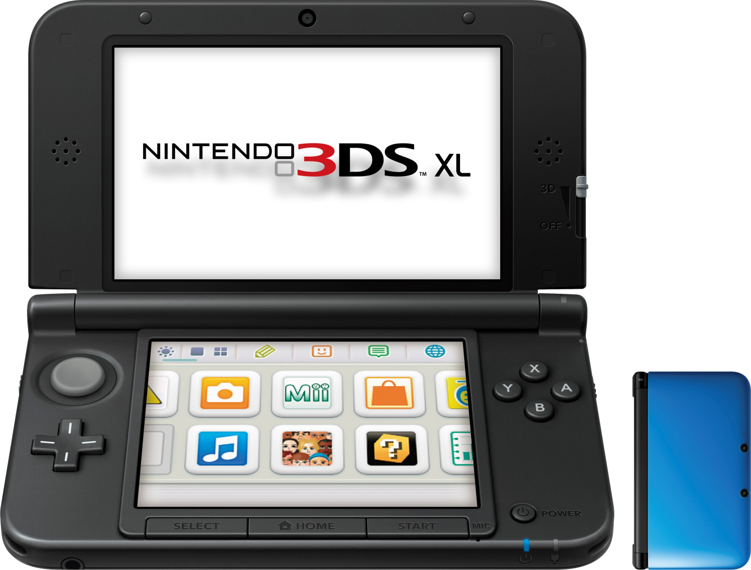 Nintendo 3DS XL blau-schwarz