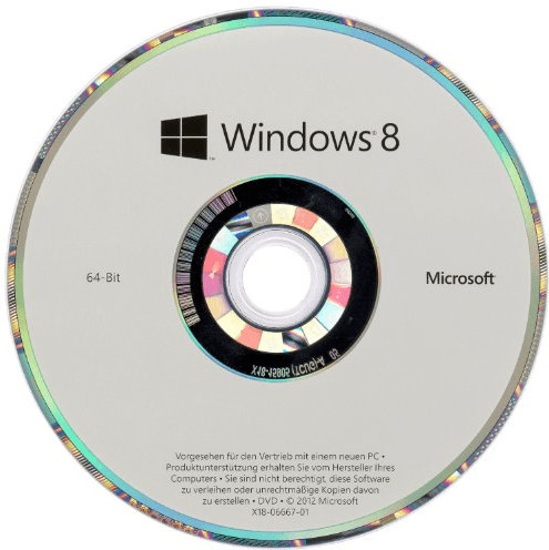 Microsoft Windows 8 64bit OEM (DE)