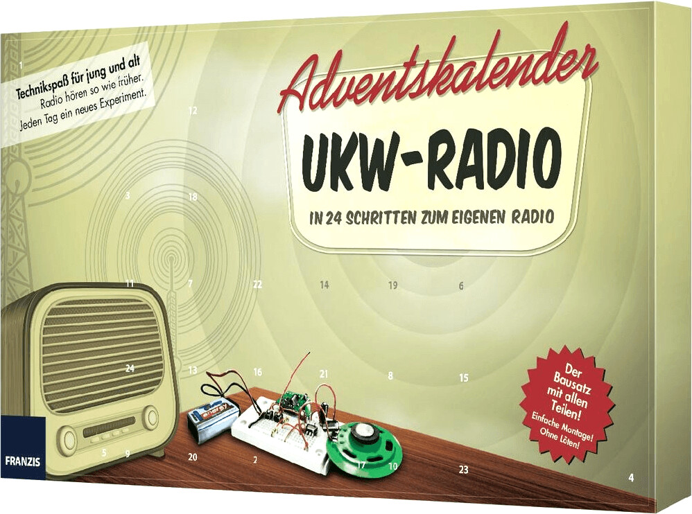 Franzis Adventskalender UKW-Radio-Bausatz