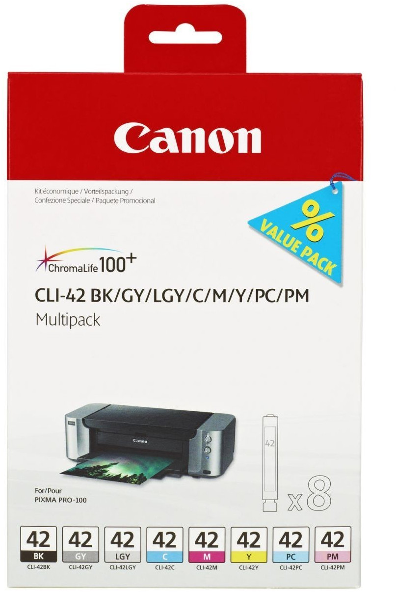 Canon CLI-42BK/GY/LG/C/M/Y/PC/PM (6384B010)