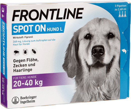 Frontline Spot On Hund L 20-40kg 6 Pipetten