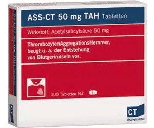 ASS 50 mg TAH Tabletten (100 Stk.) ab 2,39 € Preisvergleich bei idealo.de
