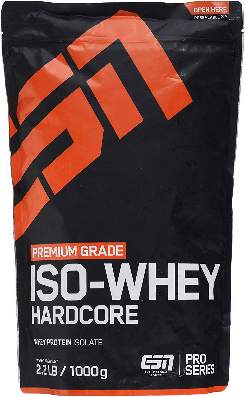 ESN Iso-Whey Hardcore Chocolate 1000g