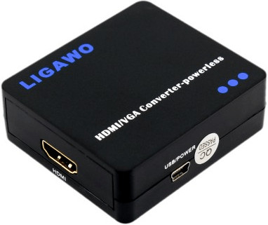 Ligawo 6518830 HDMI zu VGA Konverter 1:1 powerless