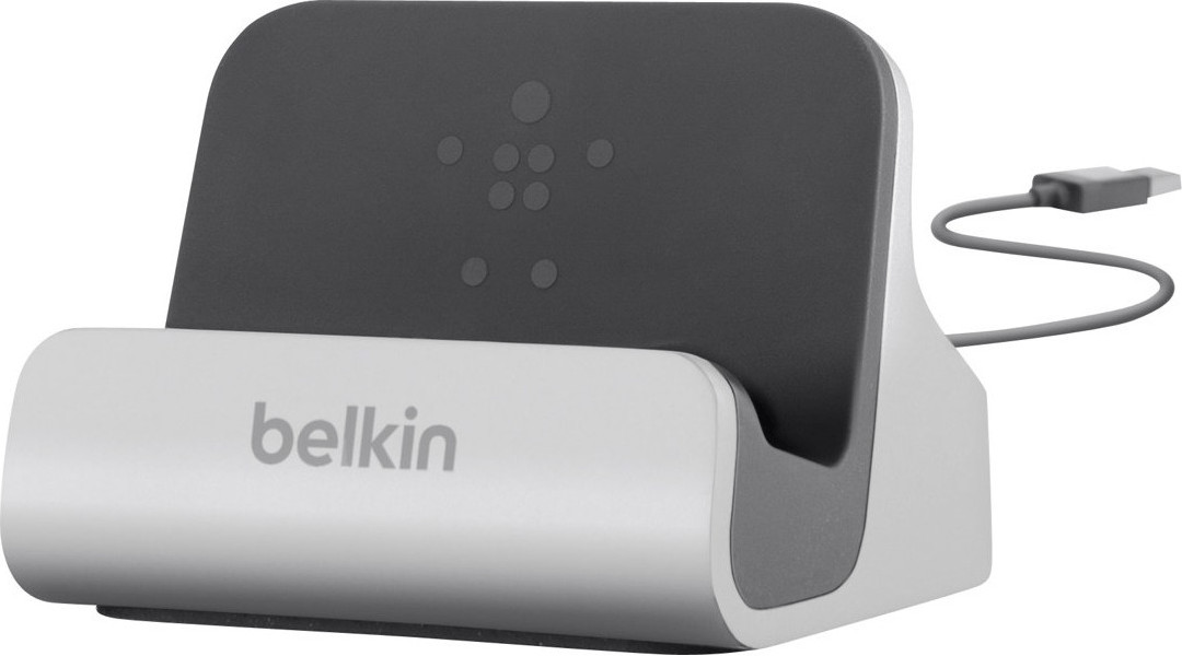 Belkin Sync-/Lade-Dock für iPhone (Silber)