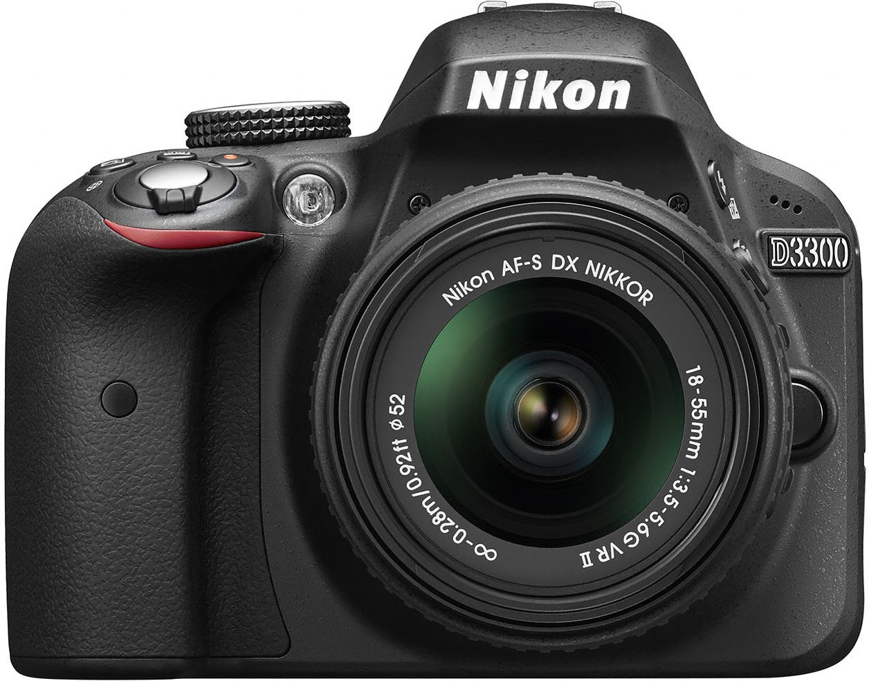 Nikon D3300 Kit 18-55 mm Nikon G VR II schwarz