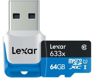 Lexar High Performance 633x microSDXC 64GB UHS-I (LSDMI64GBBEU633R)