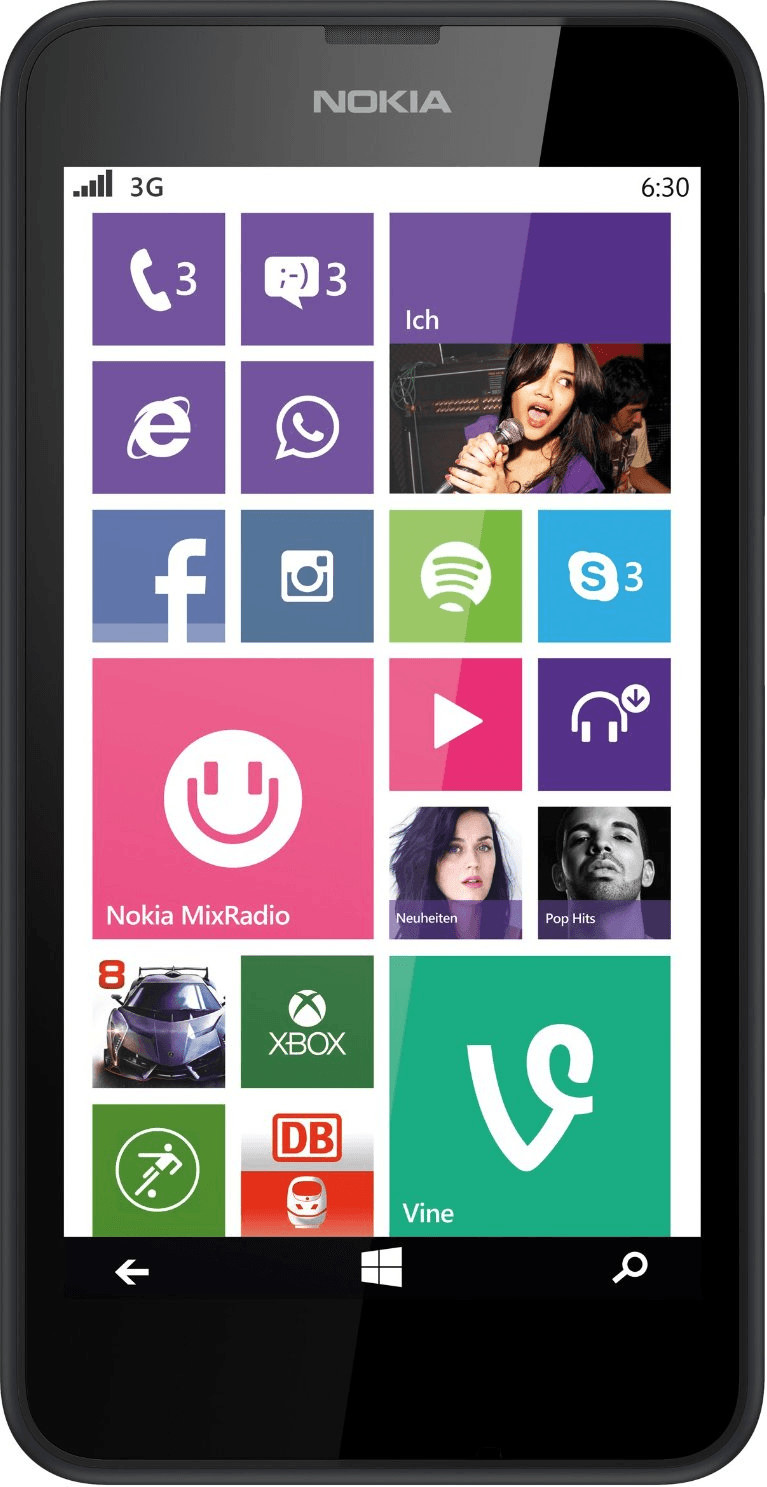 Nokia Lumia 630 Schwarz