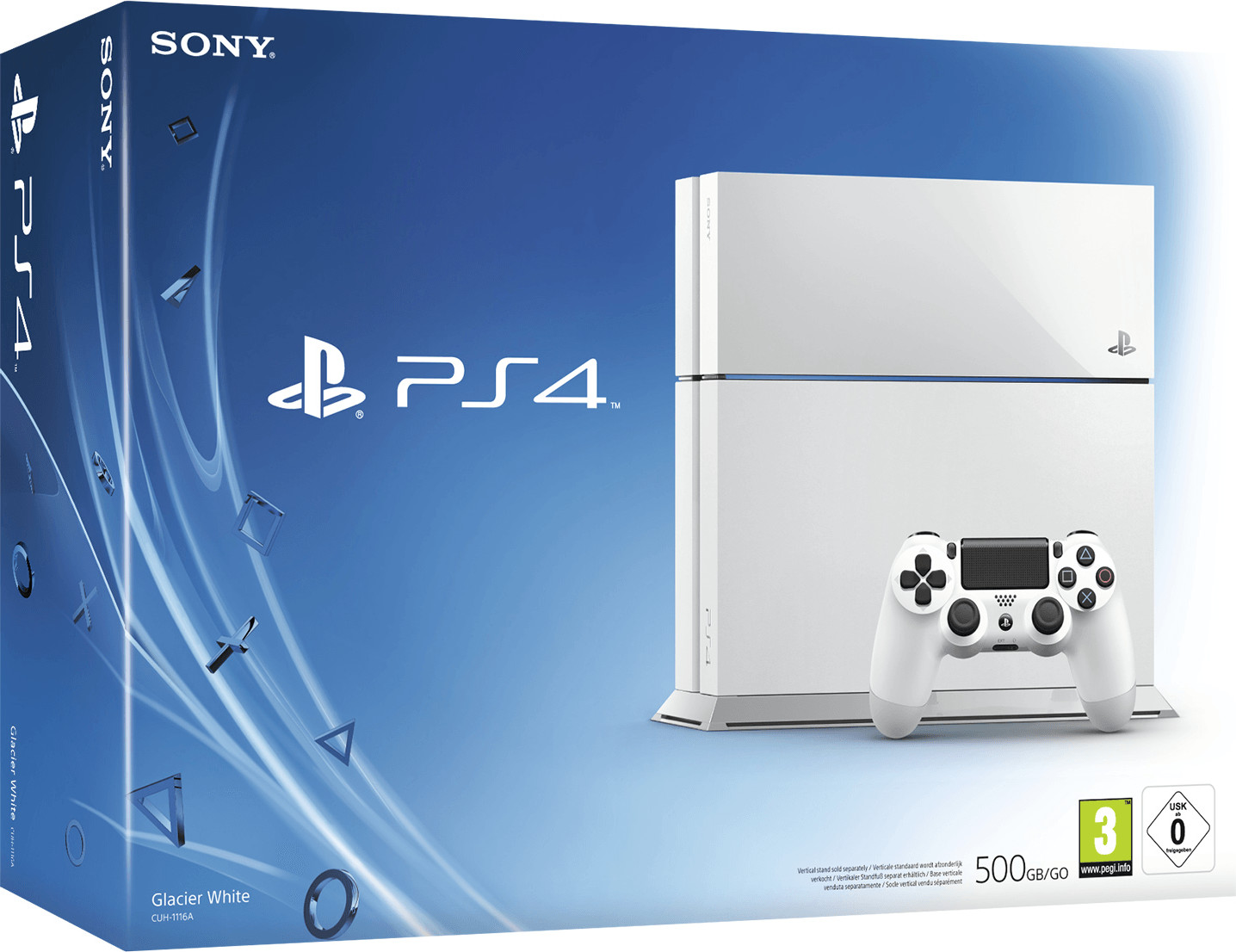 Sony PlayStation 4 (PS4) 500GB (weiß)