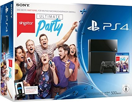 Sony PlayStation 4 (PS4) 500GB + SingStar: Ultimate Party