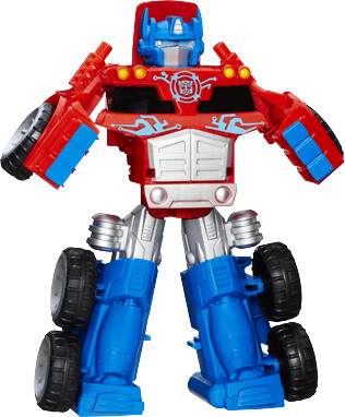 Hasbro Transformers Playskool Heroes Transformers Rescue Bots Optimus Prime Rescue Trailer (A2572)