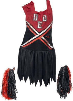Smiffy's Girl's Zombie Cheerleader High School