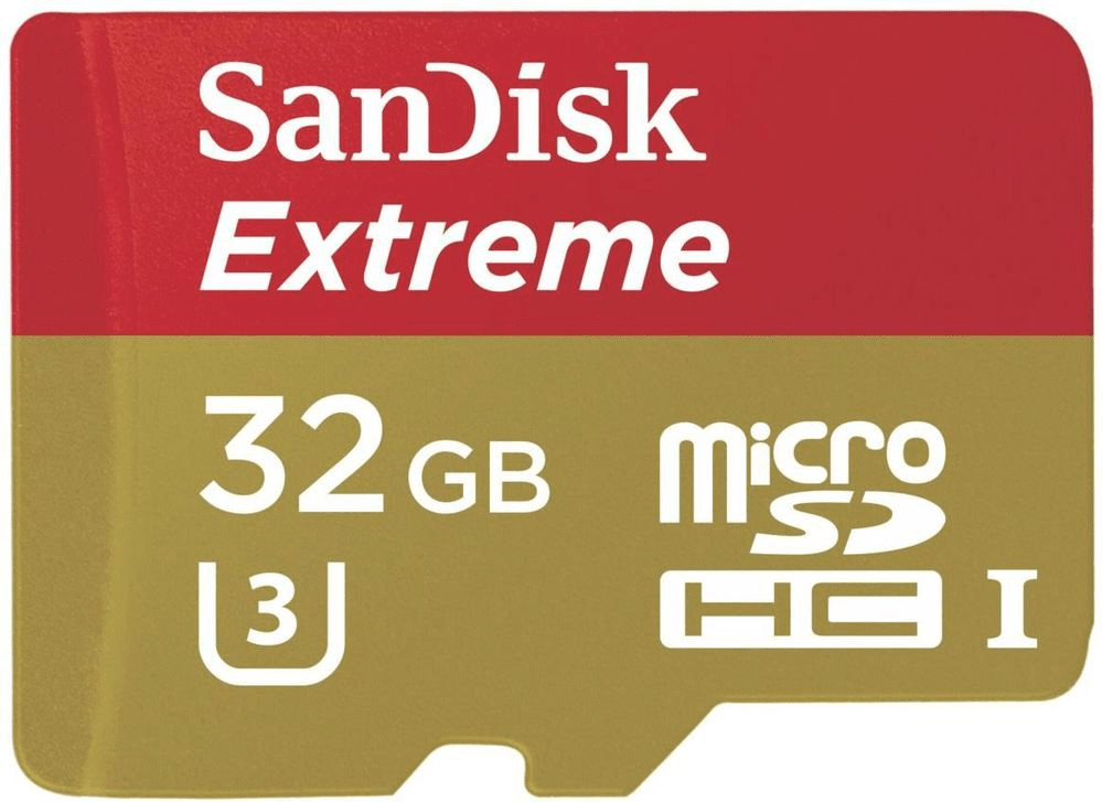 SanDisk microSDHC Extreme 32GB UHS-I U3 (SDSDQXN-032G)