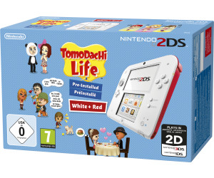 Nintendo 2DS weiß-rot + Tomodachi Life