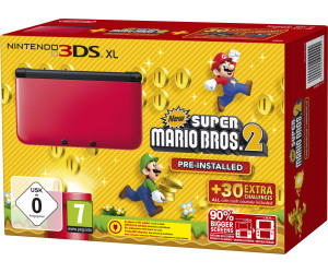Nintendo 3DS XL rot-schwarz + New Super Mario Bros. 2