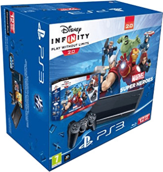 Sony PlayStation 3 (PS3) Super slim 12GB + Disney Infinity 2.0: Marvel ...