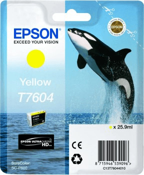 Epson T7604 jaune (C13T76044010)