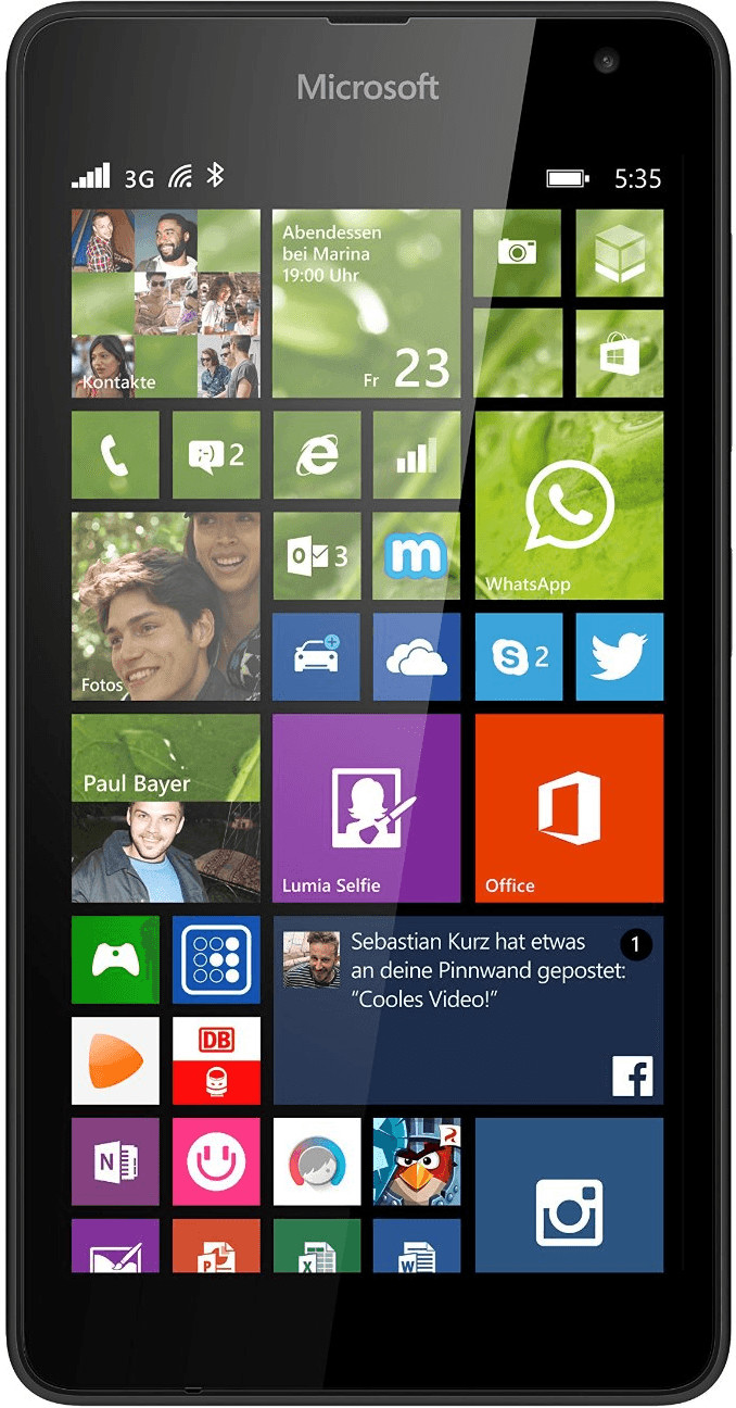 Microsoft Lumia 535 Schwarz
