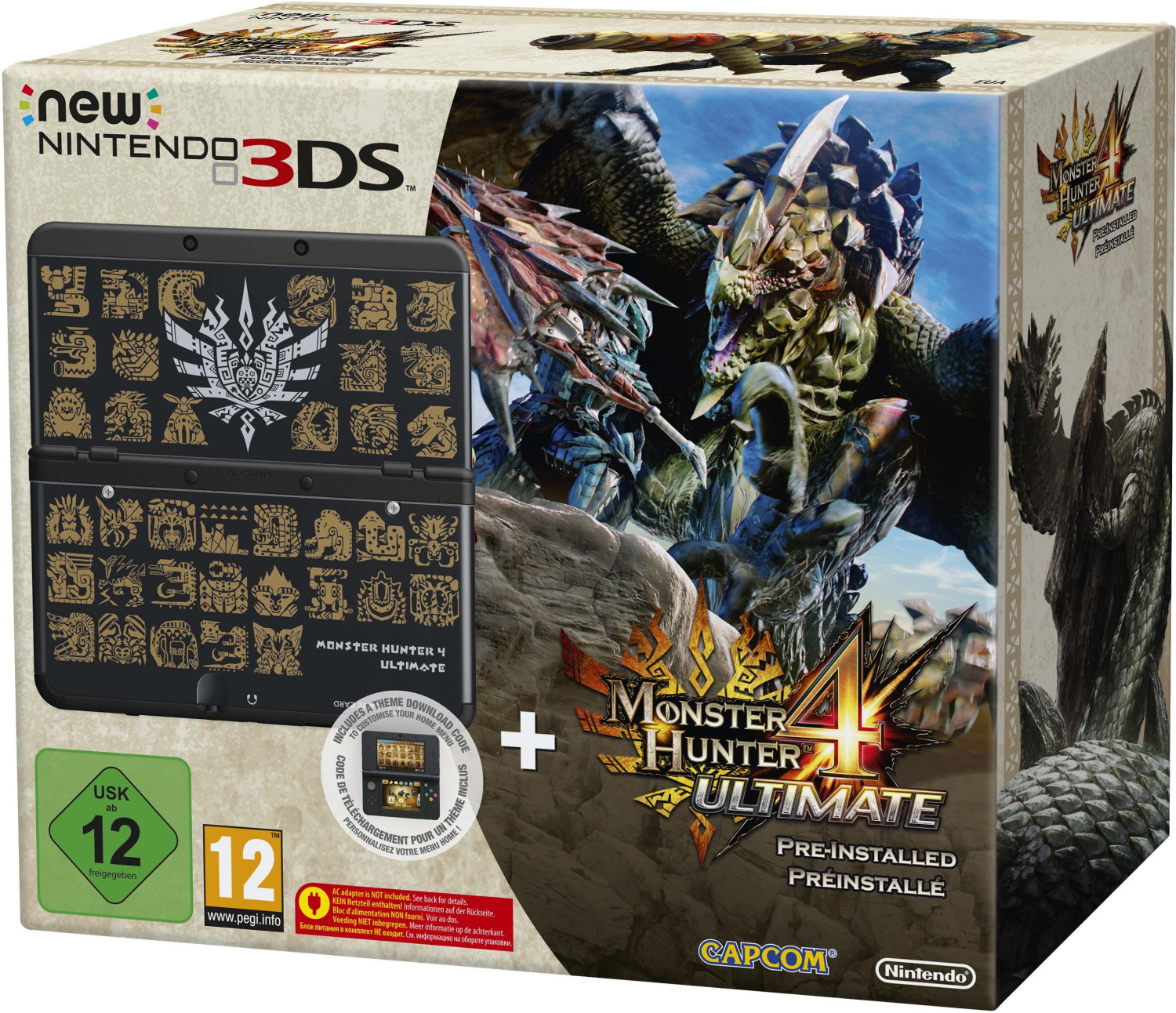 Nintendo New 3DS + Monster Hunter 4 Ultimate Pack