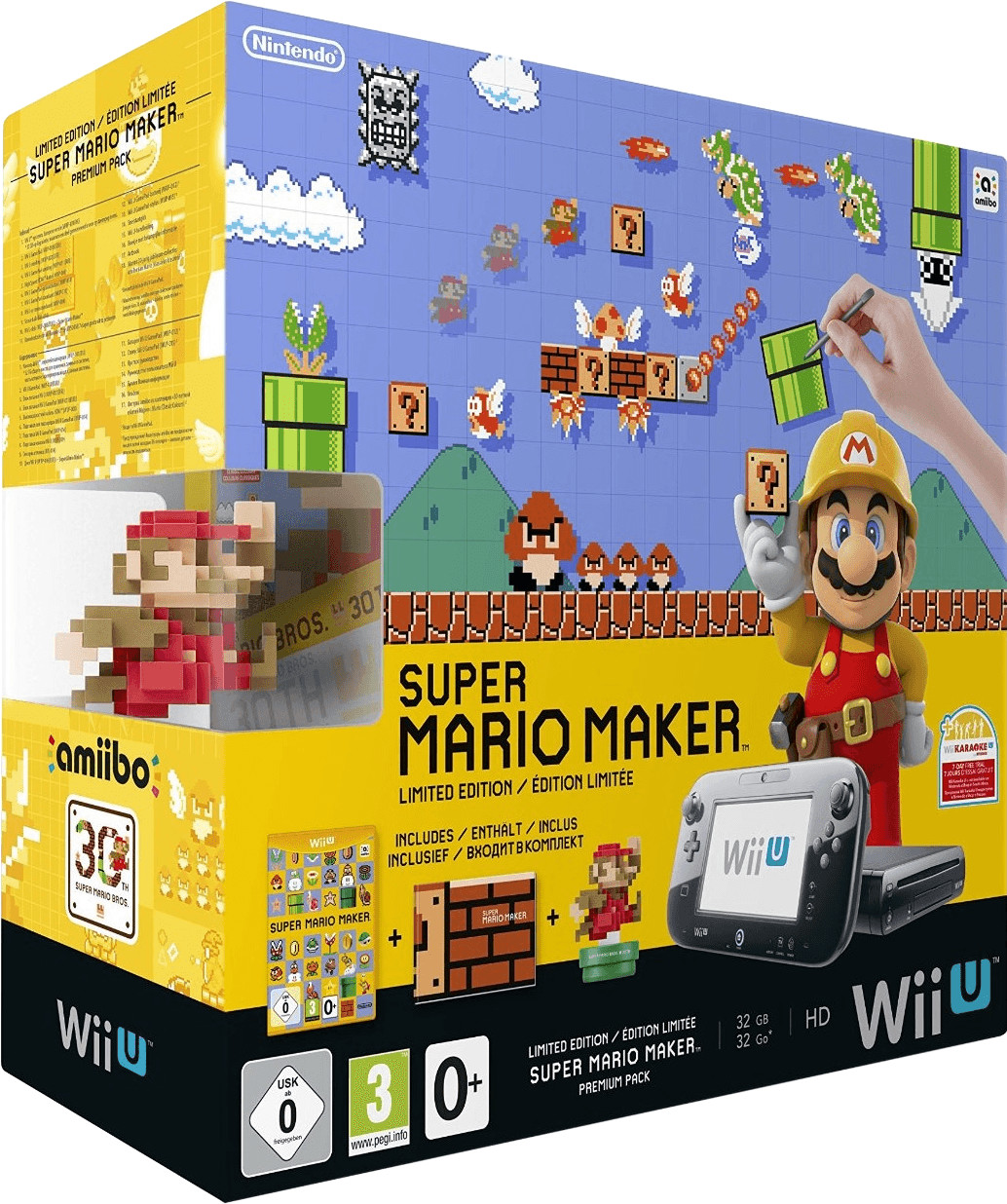 Nintendo Wii U Super Mario Maker Premium Pack Limited Edition