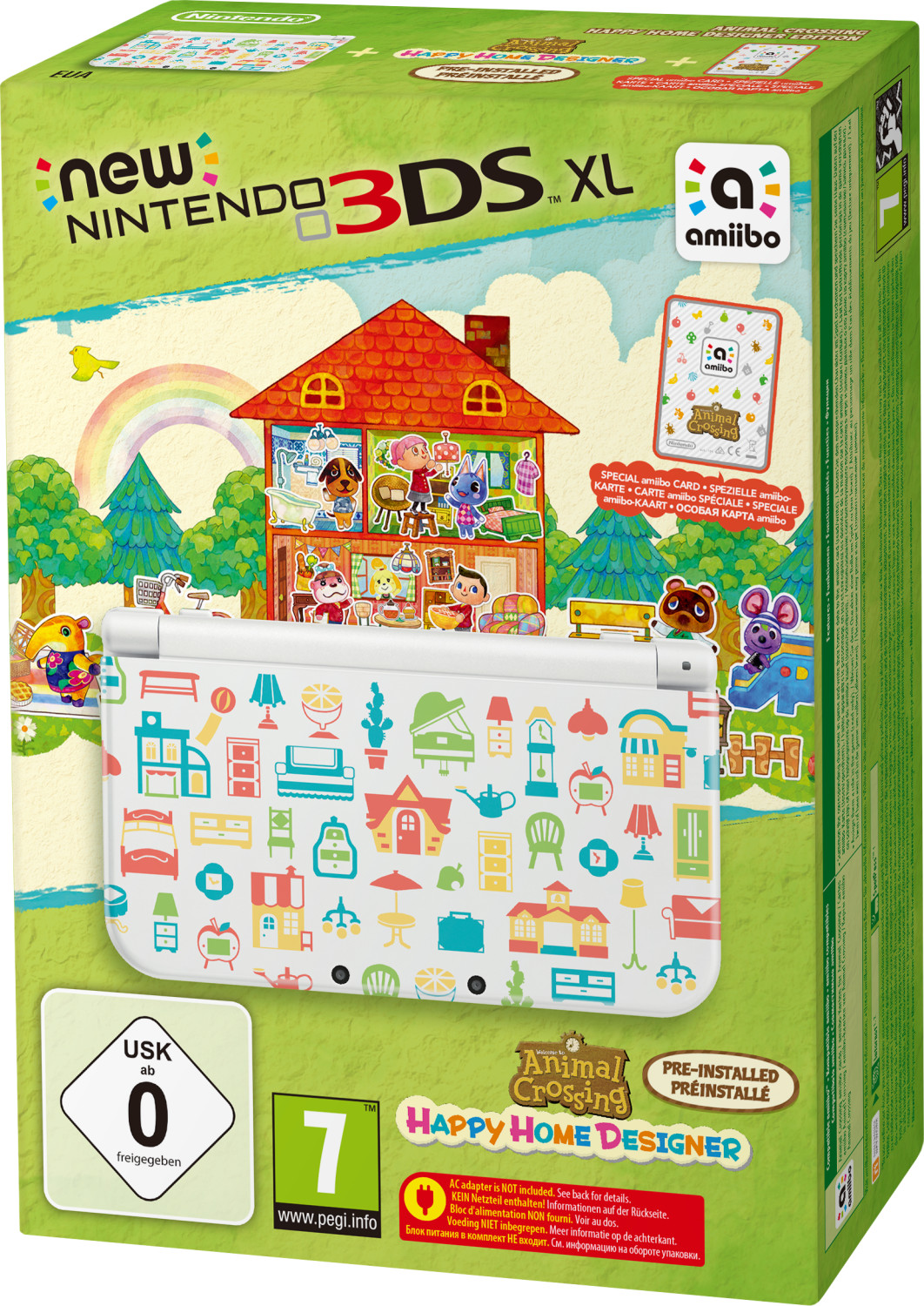 Nintendo New 3DS XL + Animal Crossing: Happy Home Designer
