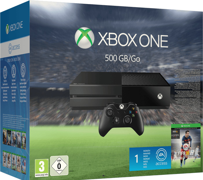 Microsoft Xbox One 500GB + FIFA 16