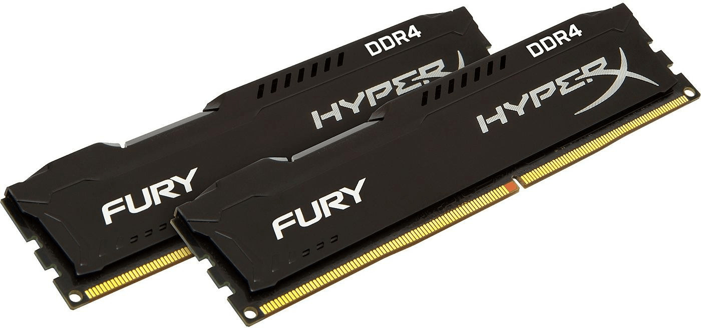 HyperX Fury 8GB Kit DDR4-2400 CL15 (HX424C15FBK2/8)