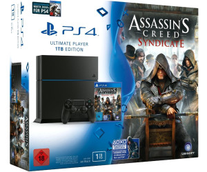 Sony PlayStation 4 (PS4) 1TB + Assassin's Creed: Syndicate + Watch Dogs