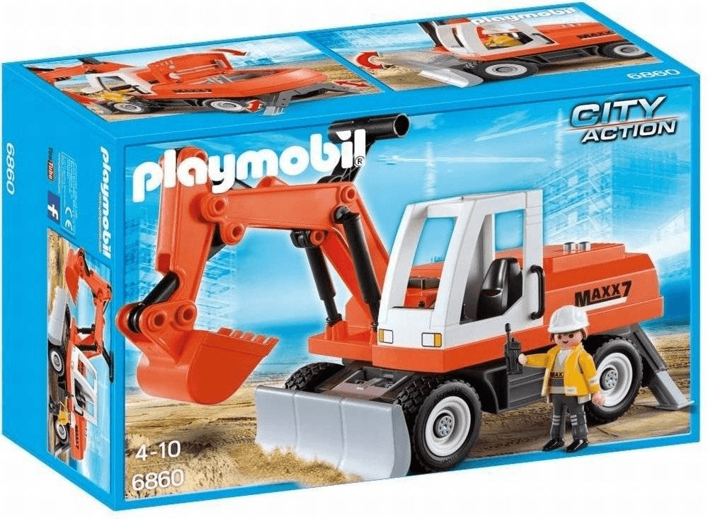 Playmobil City Action - Schaufelbagger mit Räumschild (6860)