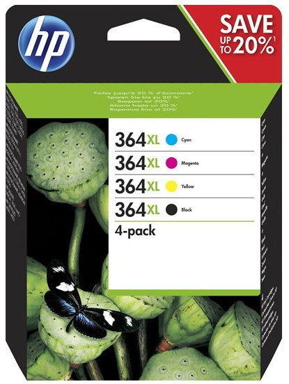 HP Nr. 364XL Multipack 4 couleurs (N9J74AE)