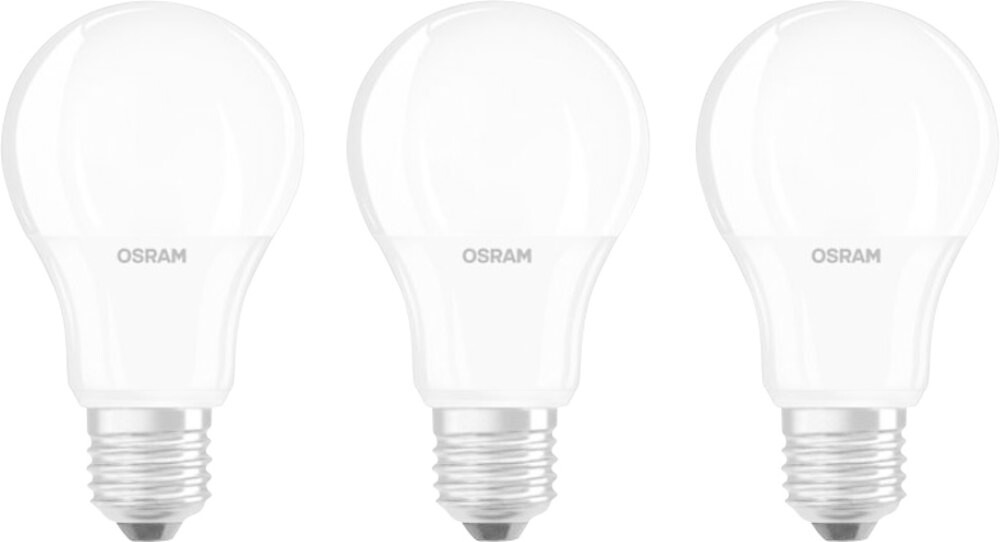 Osram LED Star Classic 9W E27 827 200° NODIM matt 3er Pack