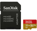 Sandisk Extreme microSDHC 32GB UHS-I U3 V30 (SDSQXVF-032G)