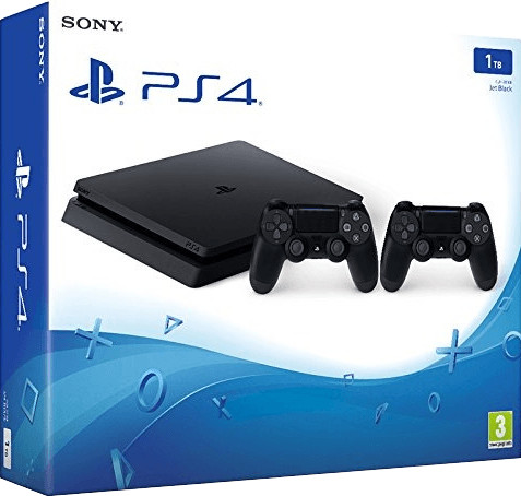 Sony PlayStation 4 (PS4) Slim 1TB + 2 Controller