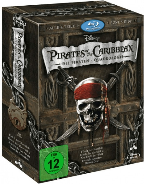 Pirates of the Caribbean - Die Piraten-Quadrologie [Blu-ray]