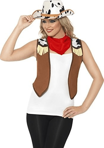 Smiffy's Cow Girl Wild West Costume Size M