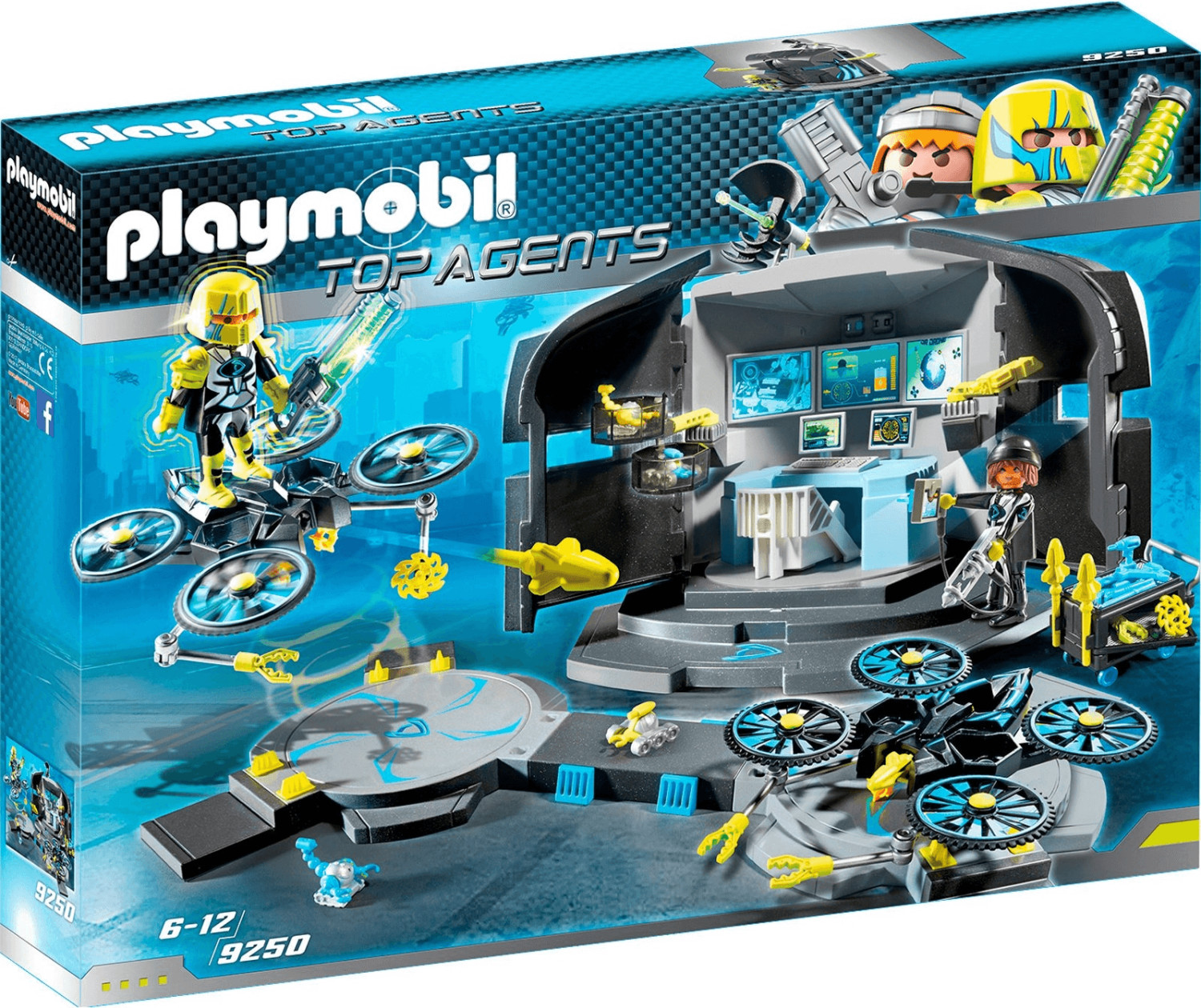Playmobil Top Agents - Dr. Drone's Command Center (9250)