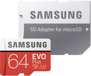 Samsung EVO Plus (2017) microSDXC 64GB (MB-MC64GA)