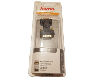 Hama 45073 DVI-Adapter DVI-Stecker, analog - 15-pol.-HDD-Kupplung