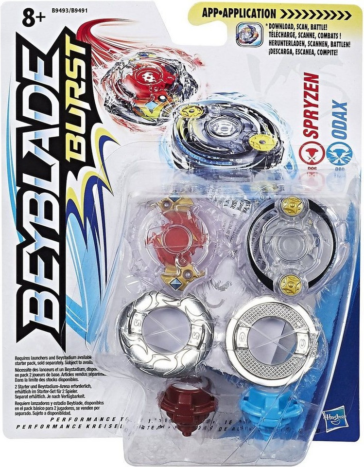 Hasbro Beyblade Burst Dual Pack Spryzen & Odax