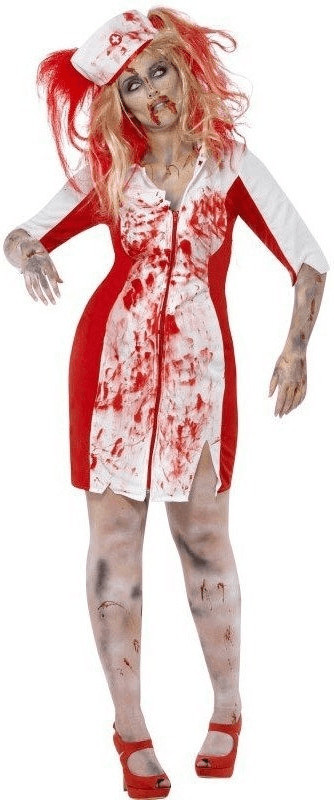 Smiffy's Curvy Zombie Nurse Ladies Costume L