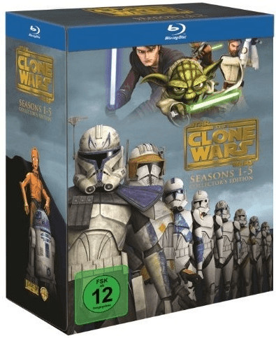 Star Wars - The Clone Wars - Komplettbox Staffel 1-5 [Blu-ray]