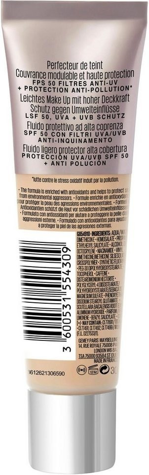 Gemey Maybelline Dream Urban Cover Foundation Warm Nude Ml Au