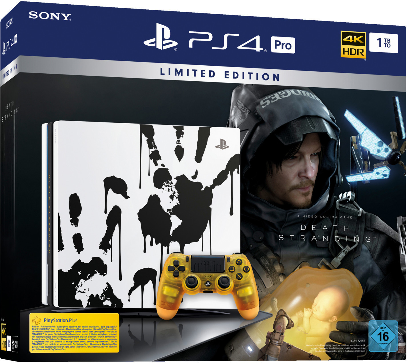 Sony PlayStation 4 (PS4) Pro 1TB + Death Stranding Limited Edition