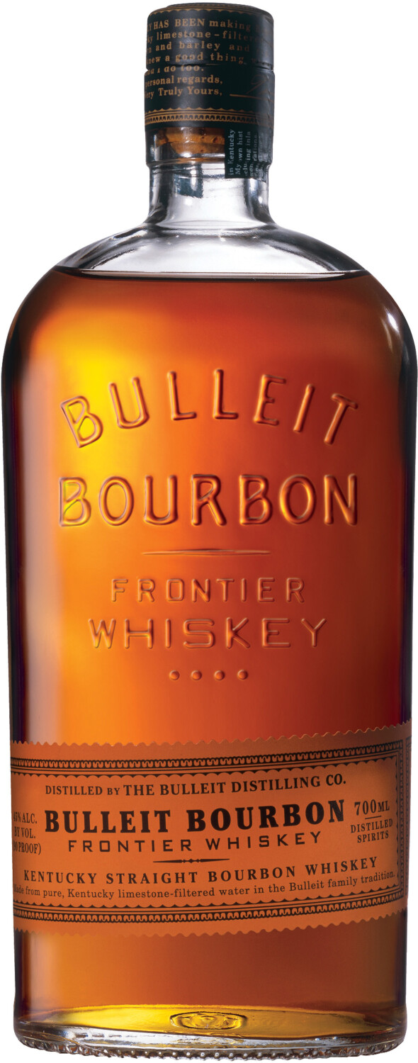 Bulleit Kentucky Straight Bourbon Frontier Whiskey 0,7l 45%