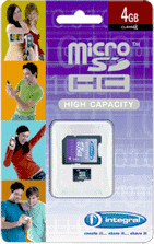 Integral microSDHC 4GB Class 4 (INMSDH4G4)