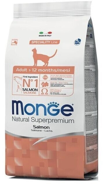 Monge Natural Superpremium Adult Lachs Katzen Trockenfutter Ab