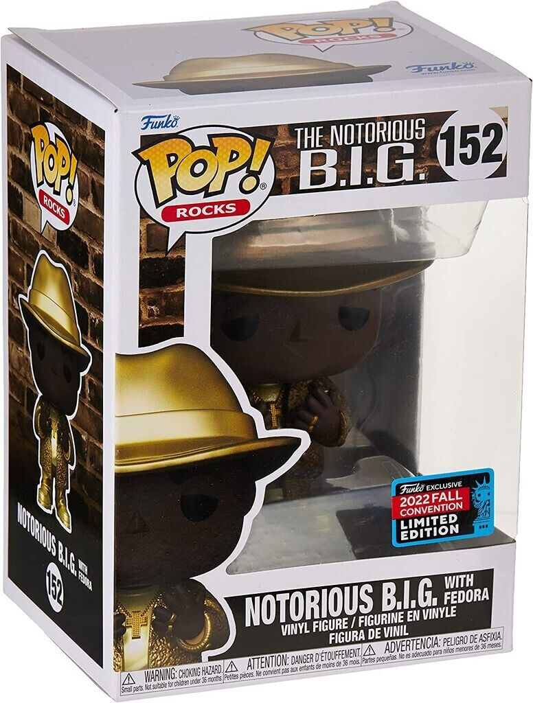 Funko Pop Rocks The Notorious B I G Notorious B I G With Fedora