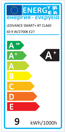 LEDVANCE SMART+ BT CLA60 60 9 W/2700K E27 ab 2,98 €