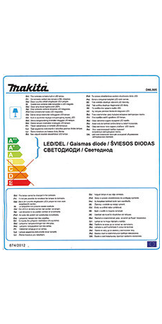 DML809 LED Baustellenlampe - Makitashop.ch