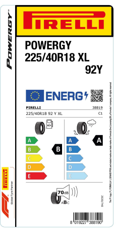Pirelli Powergy 225/40 R18 92Y XL 